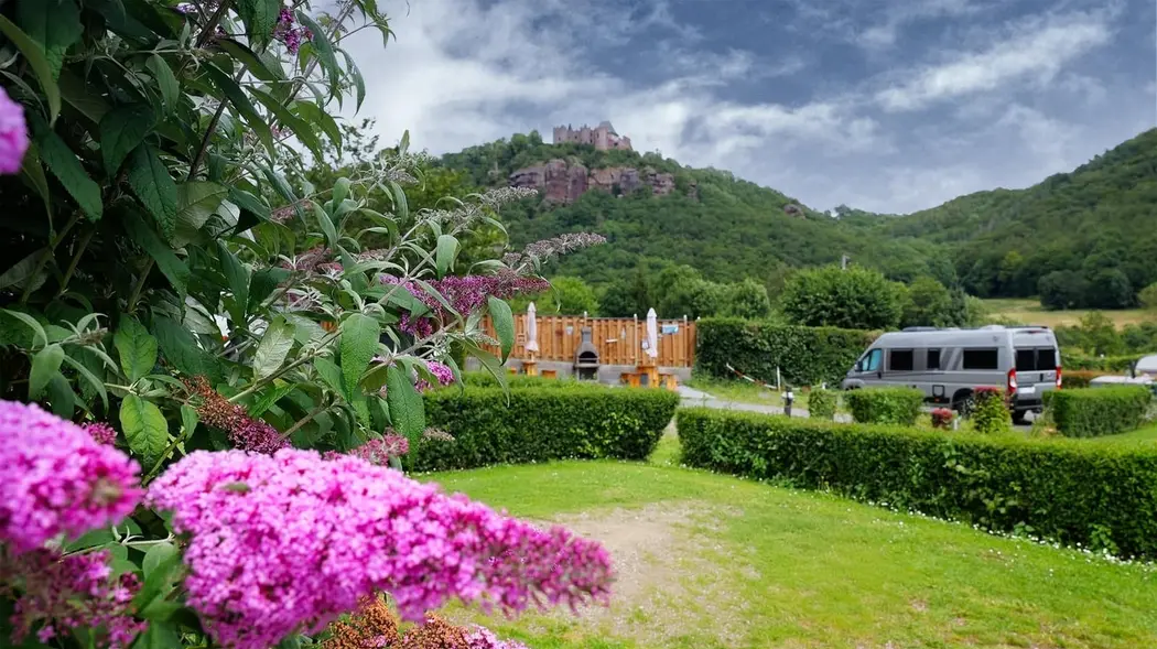 Tourist pitches at Campingplatz Hetzingen